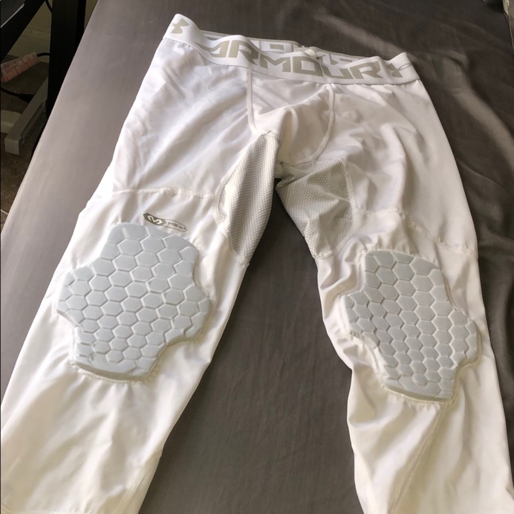 Under armor combat tights pads at knees